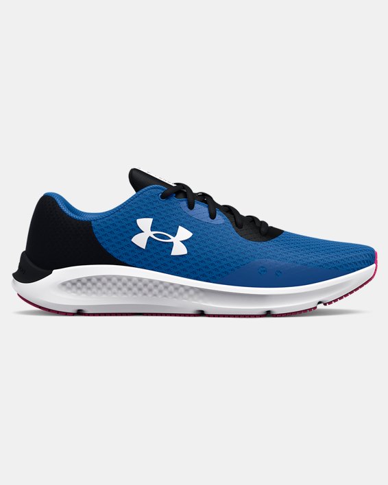 Women's UA Charged Pursuit 3 Running Shoes, Blue, pdpMainDesktop image number 0